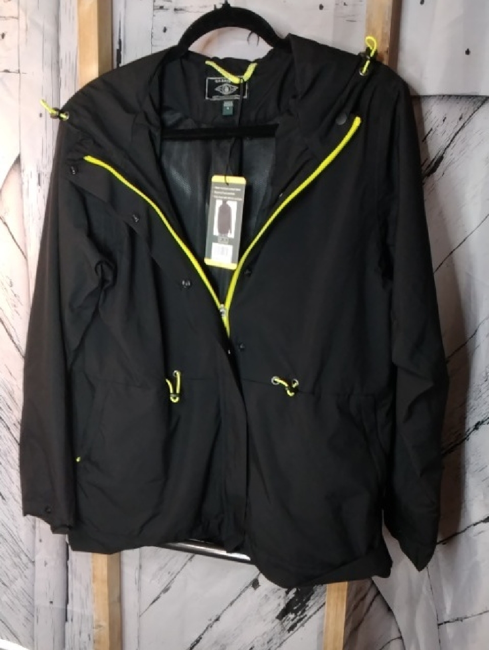 Bass & Co Anorak Women's Black Hooded Jacket In Small